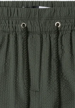 Wide Legs broek in seersucker kwaliteit