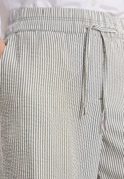Wide Legs broek in seersucker kwaliteit
