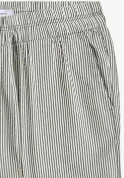 Wide Legs broek in seersucker kwaliteit