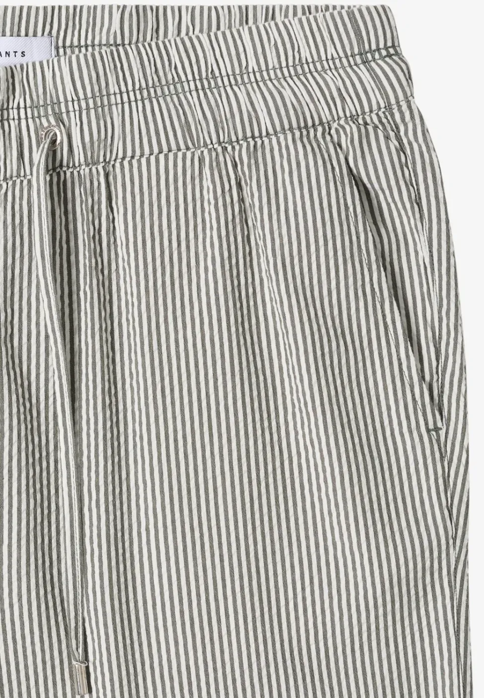 Wide Legs broek in seersucker kwaliteit
