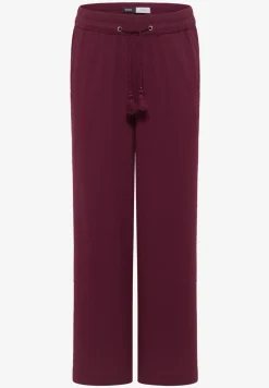 Wide Legs broek in seersucker kwaliteit