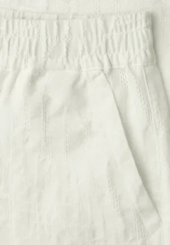 Wide Legs broek met borduurpatroon