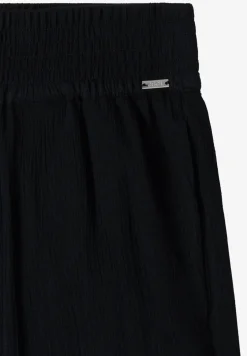 Wide Legs broek met crêpe structuur