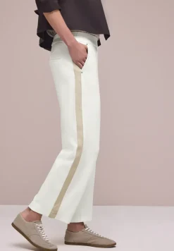 Wide Legs broek met galonstrepen