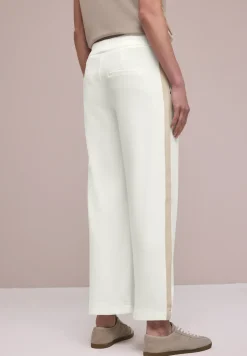 Wide Legs broek met galonstrepen