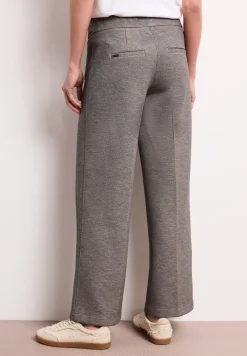 Wide Legs broek met knoopdetails