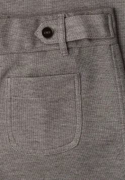Wide Legs broek met knoopdetails