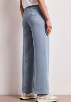 Wide Legs broek met knoopdetails