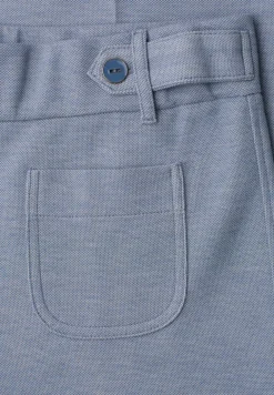 Wide Legs broek met knoopdetails