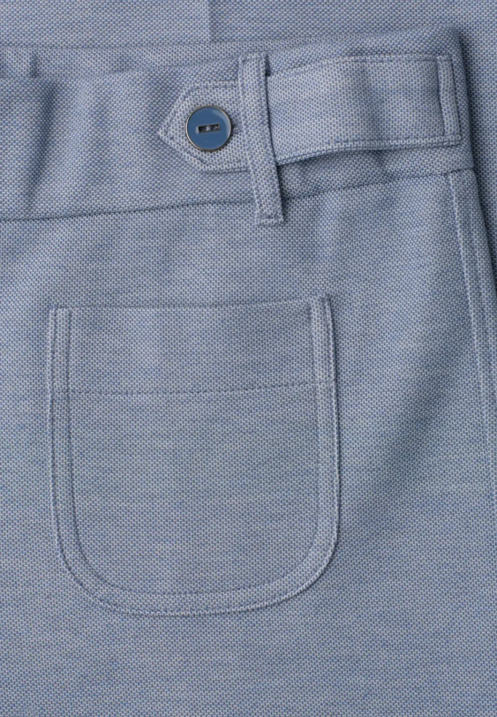 Wide Legs broek met knoopdetails