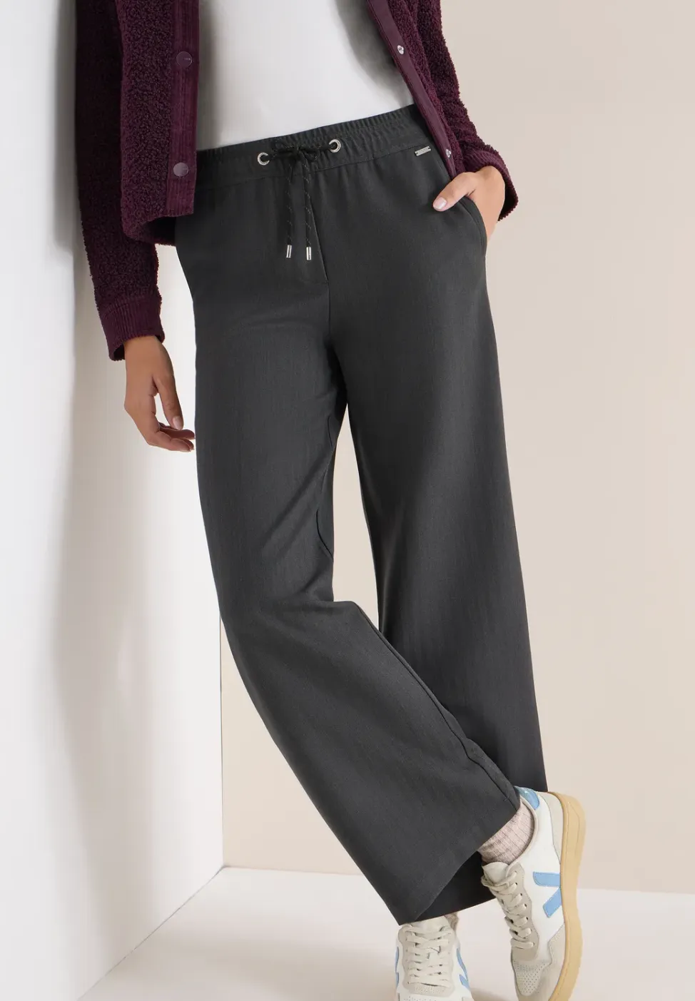 Wide Legs broek met patroon