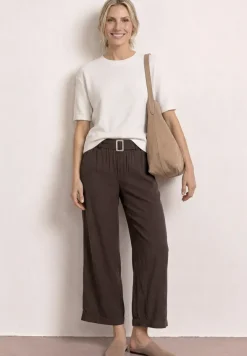 Wide Legs broek met riem