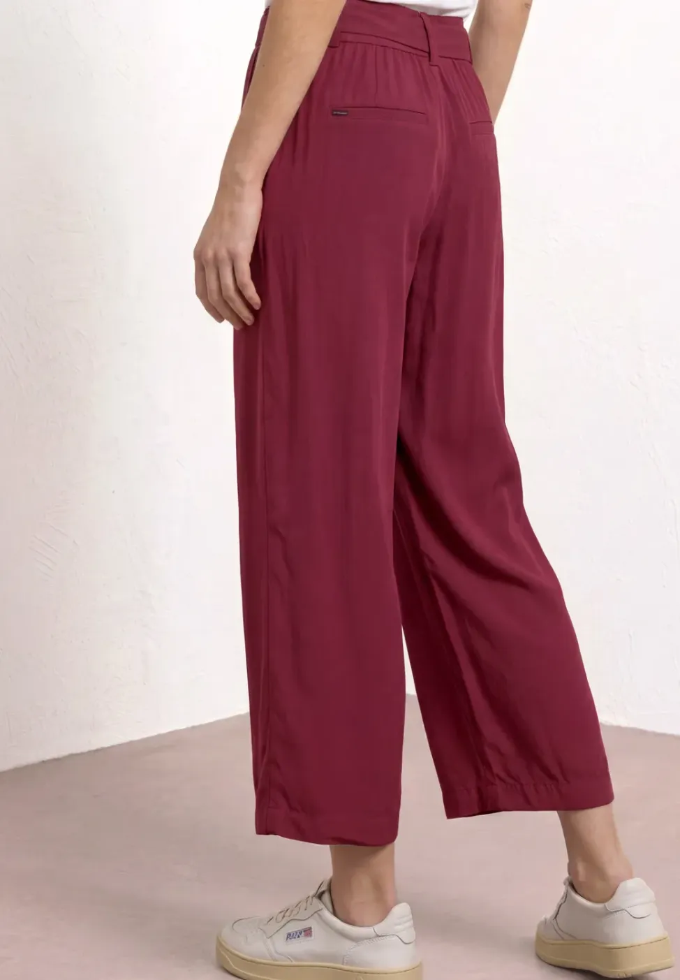 Wide Legs broek met riem