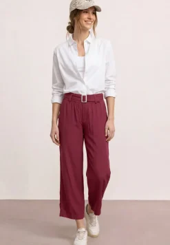 Wide Legs broek met riem