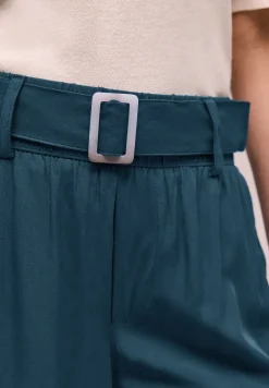 Wide Legs broek met riem