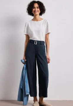 Wide Legs broek met riem