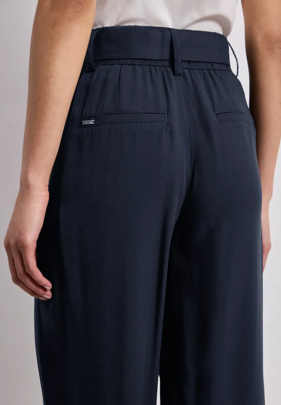 Wide Legs broek met riem