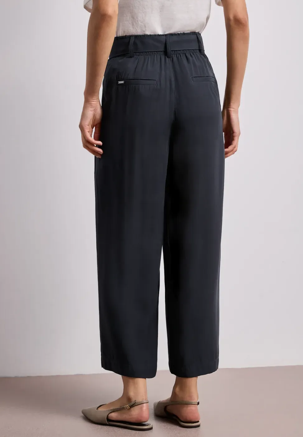 Wide Legs broek met riem