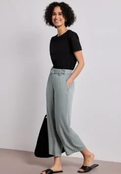 Wide Legs broek met riem