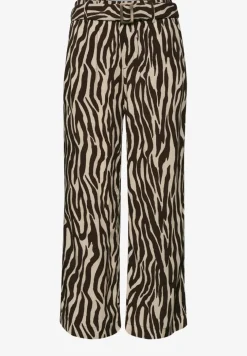 Wide Legs broek met riemdetail