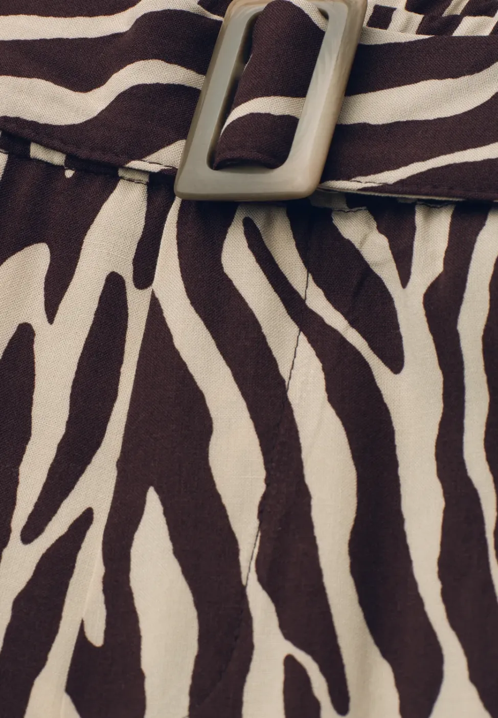 Wide Legs broek met riemdetail
