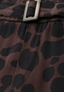 Wide Legs broek met riemdetail