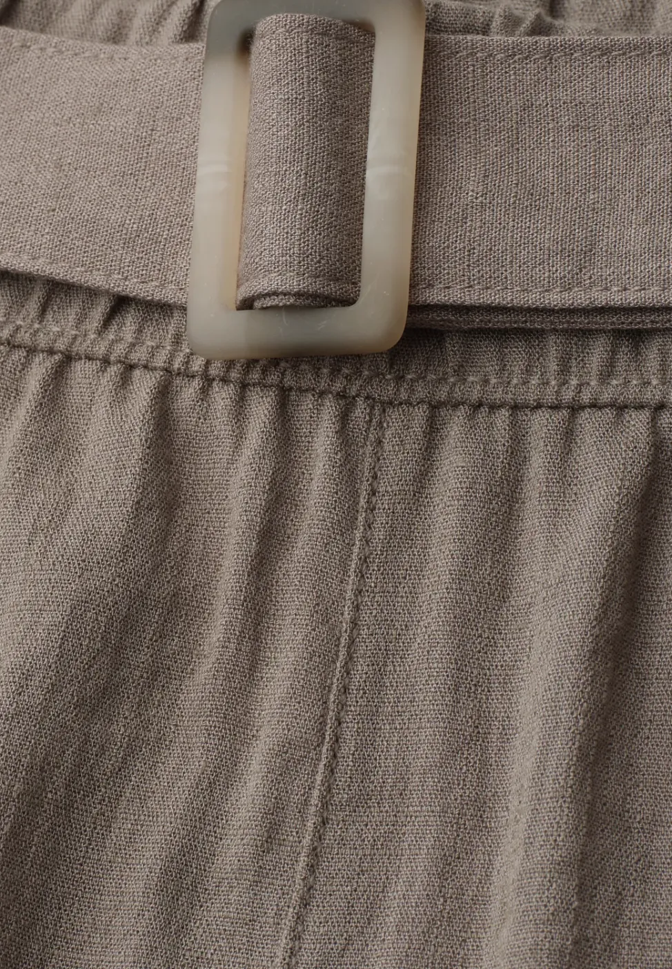 Wide Legs broek met riem in casual pasvorm