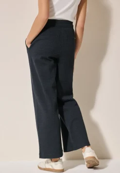 Wide Legs broek met structuur