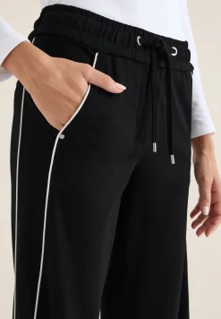 Wide Legs broek met tape
