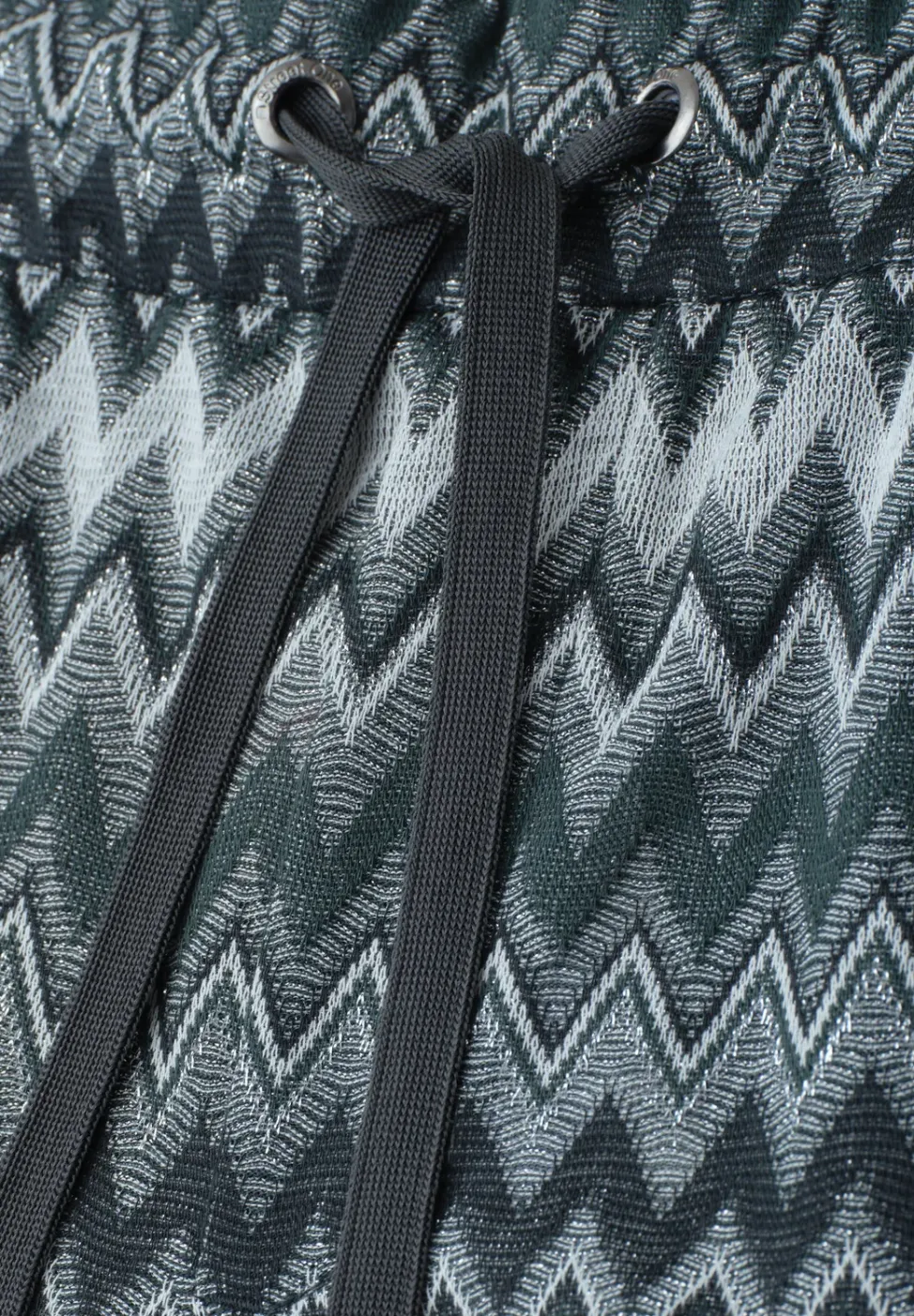 Wide Legs broek met zigzagpatroon