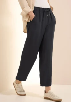 Wide Legs broek van linnenmix