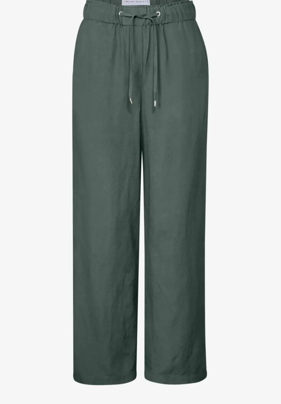 Wide Legs broek van linnenmix