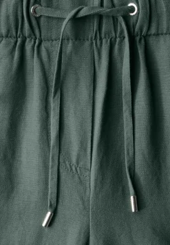 Wide Legs broek van linnenmix