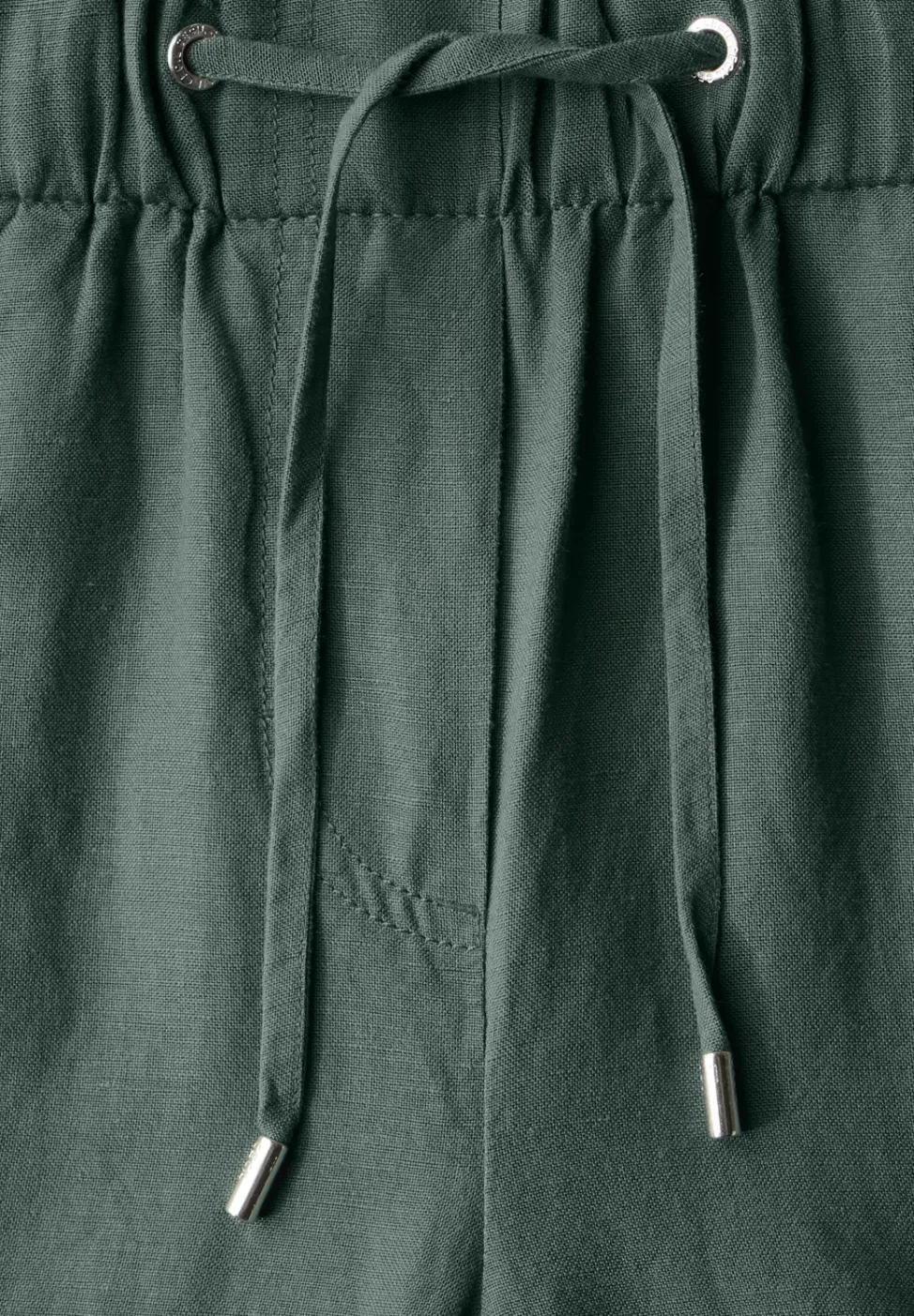 Wide Legs broek van linnenmix