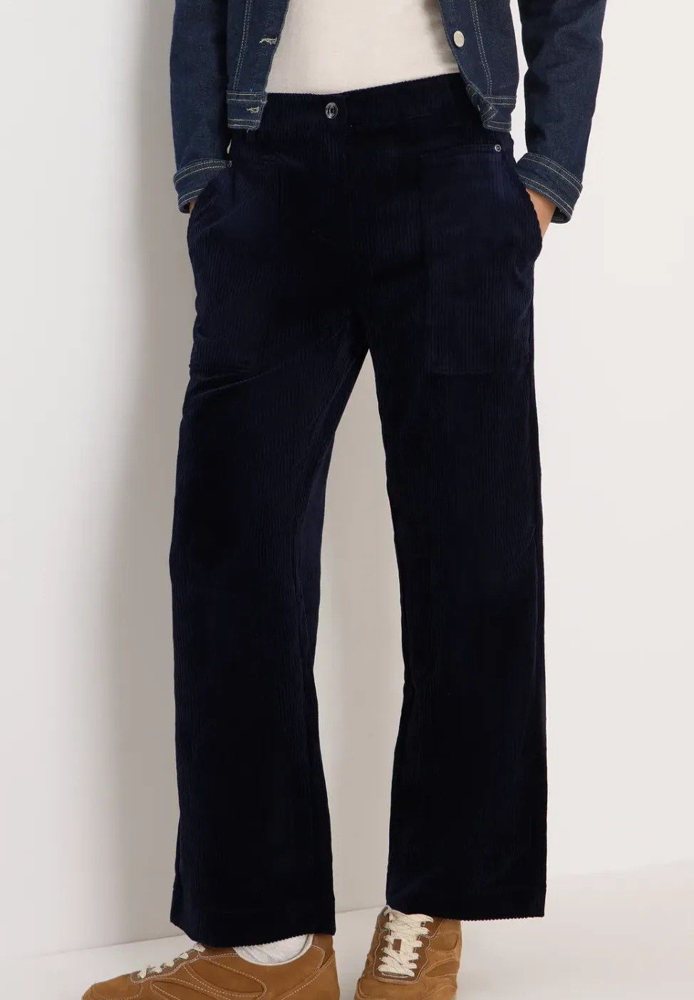 Wide Legs corduroy broek