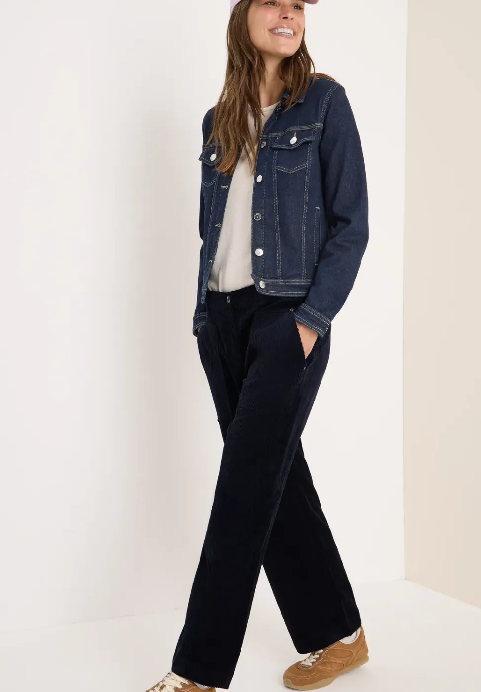 Wide Legs corduroy broek