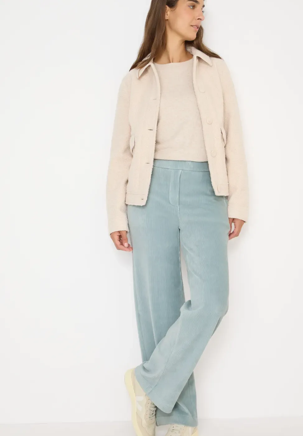 Wide Legs corduroy broek