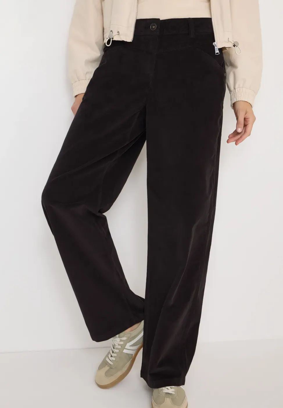 Wide Legs corduroy broek
