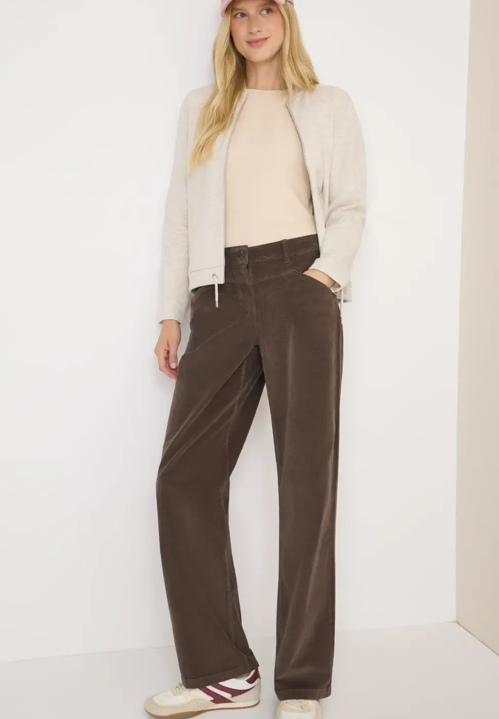 Wide Legs corduroy broek