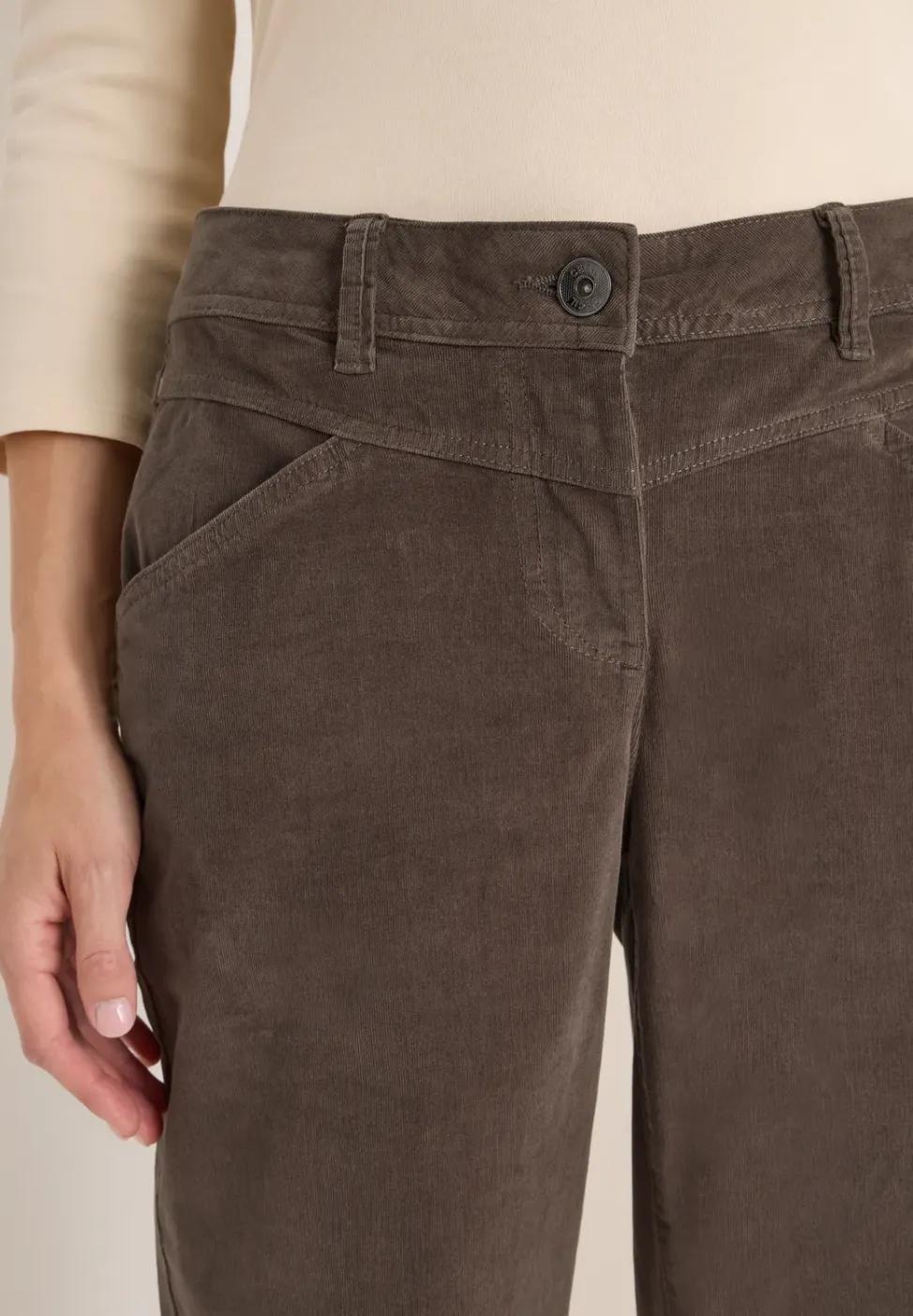 Wide Legs corduroy broek