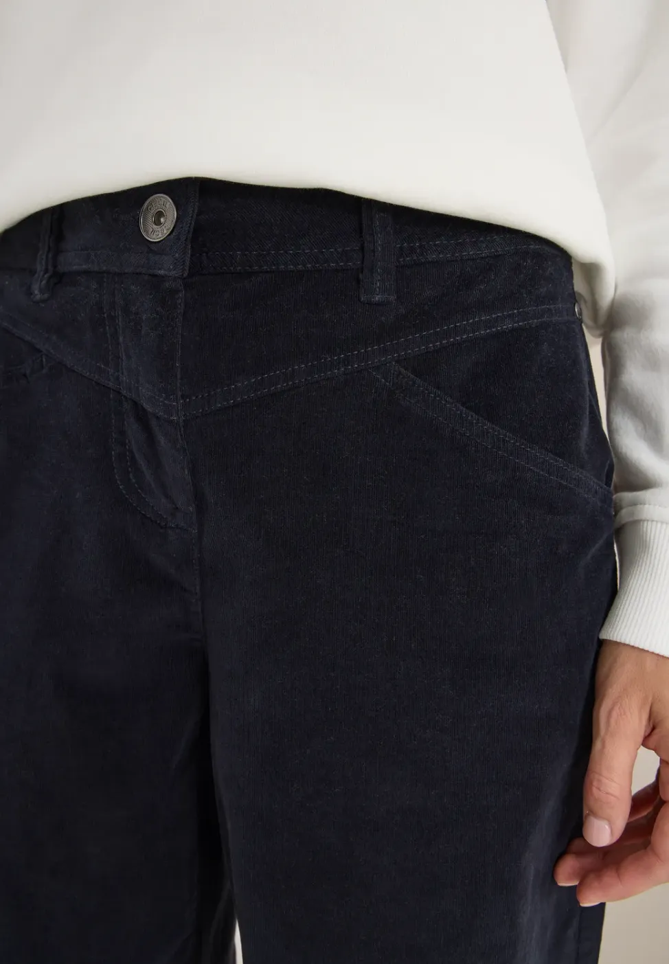 Wide Legs corduroy broek