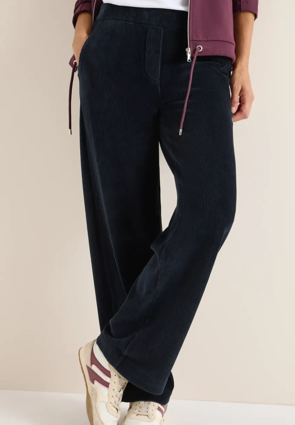 Wide Legs corduroy broek