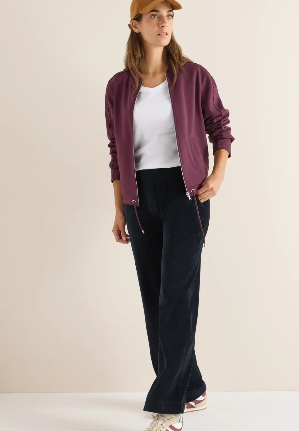 Wide Legs corduroy broek