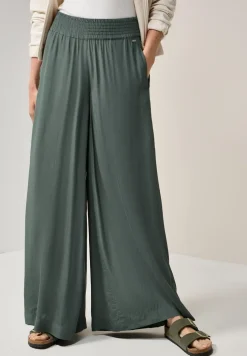 Wide Legs crêpe broek