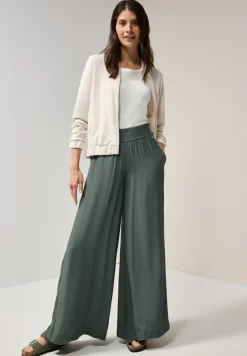 Wide Legs crêpe broek