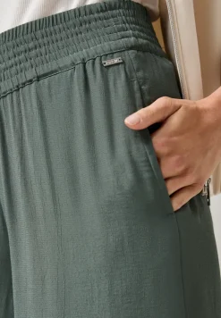 Wide Legs crêpe broek