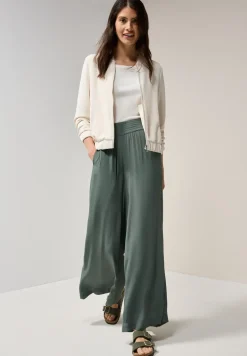 Wide Legs crêpe broek
