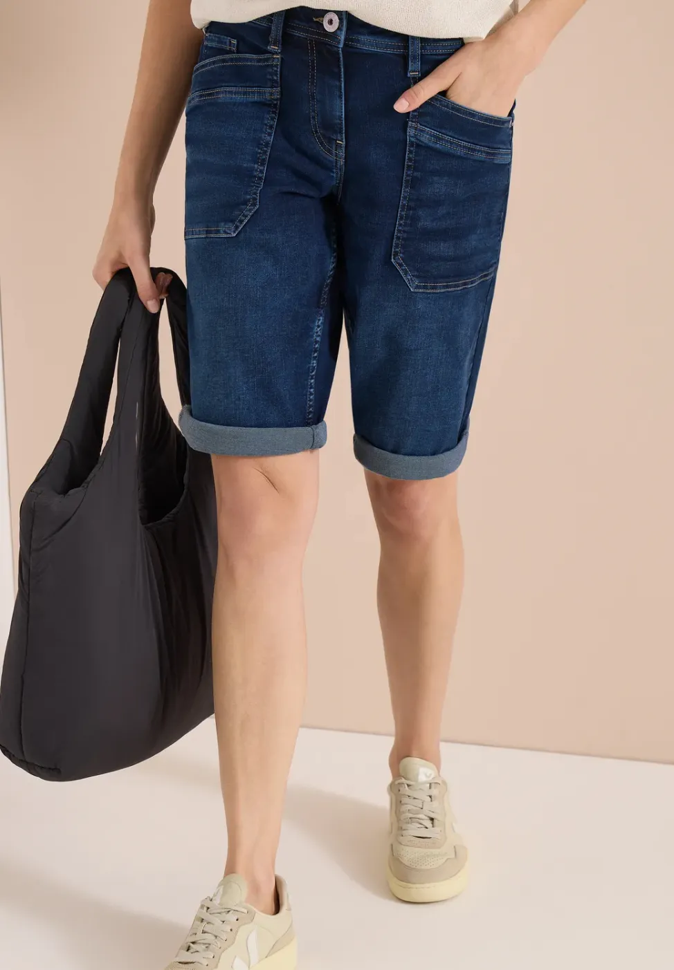 Wide Legs denim shorts in een Loose Fit