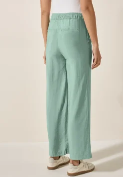 Wide Legs gestructureerde broek