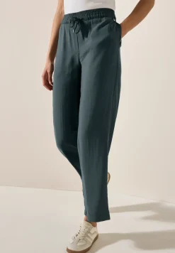 Wide Legs gestructureerde broek